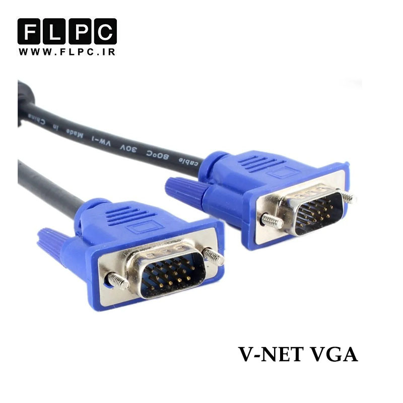 کابل VGA وی نت مدل V-NET V-CVGA0100 طول 10 متر