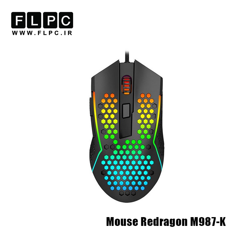 موس سیمی گیمینگ ردراگون مدل Redragon M987-K (REAPING)