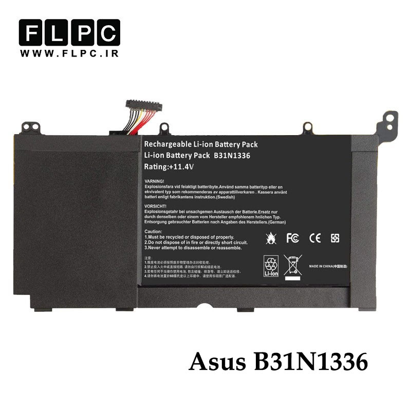 باتری لپ تاپ ایسوس Asus B31N1336 _3900mAh برند Hyper Power