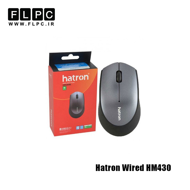 ماوس با سیم هترون مدل Hatron HM430SL مشکی