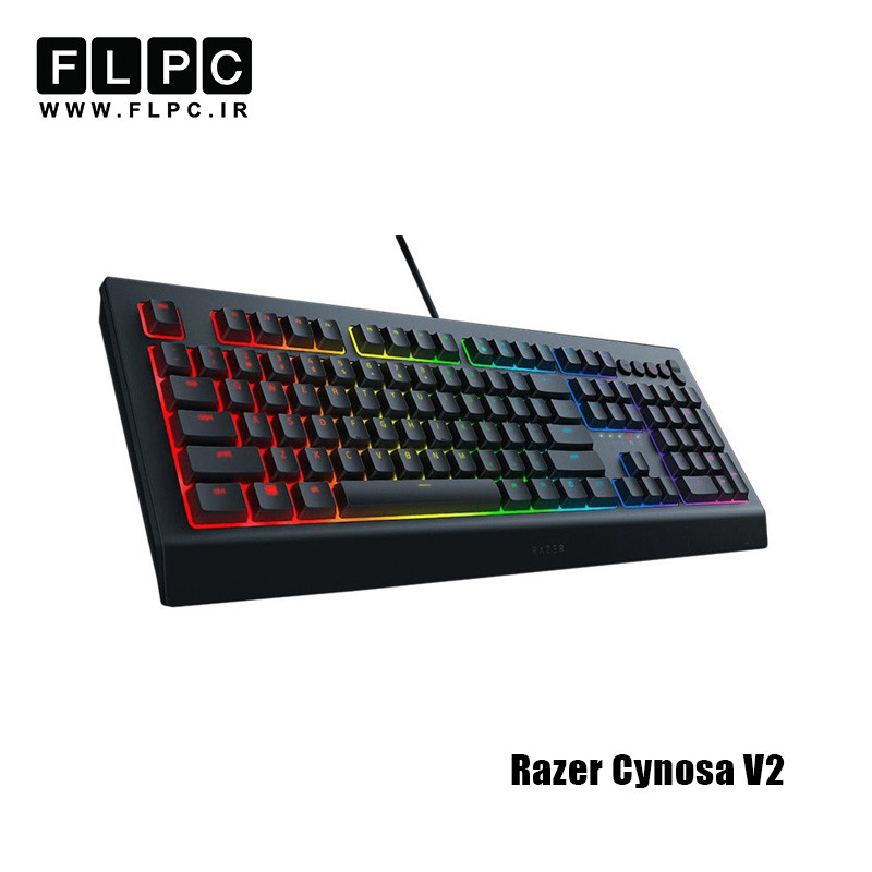 کیبورد با سیم ریزر مدل Razer Cynosa V2 مشکی