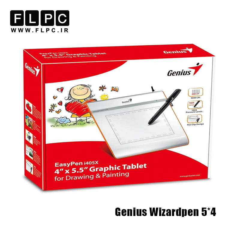 قلم نوری جنیوس مدل Genius Wizardpen 5*4