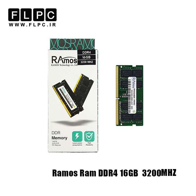 رم لپ تاپ 16 گیگ Ramos DDR4 (3200)