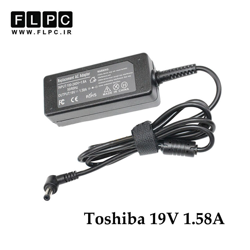 آداپتور لپ تاپ توشیبا Toshiba 19V 1.58A _5.5*2.5