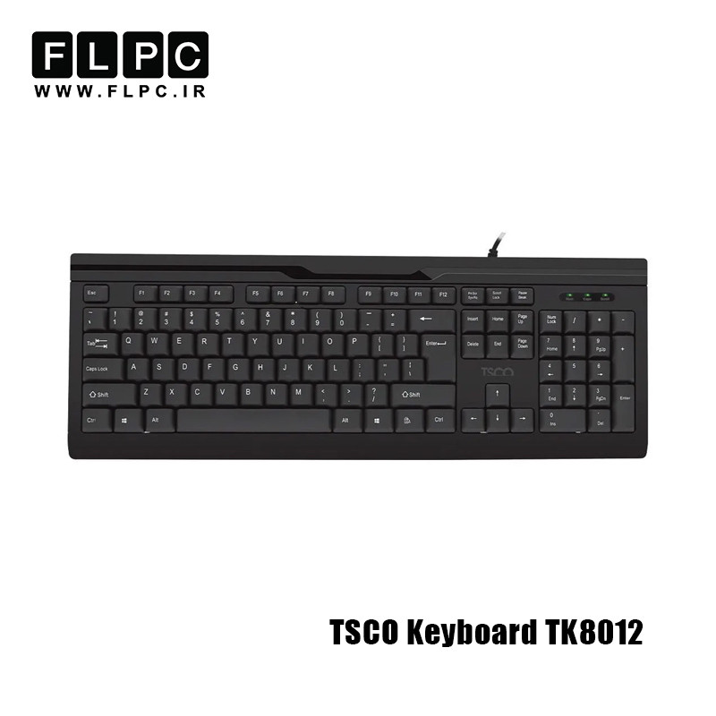 کیبورد با سیم تسکو مدل TSCO TK8012