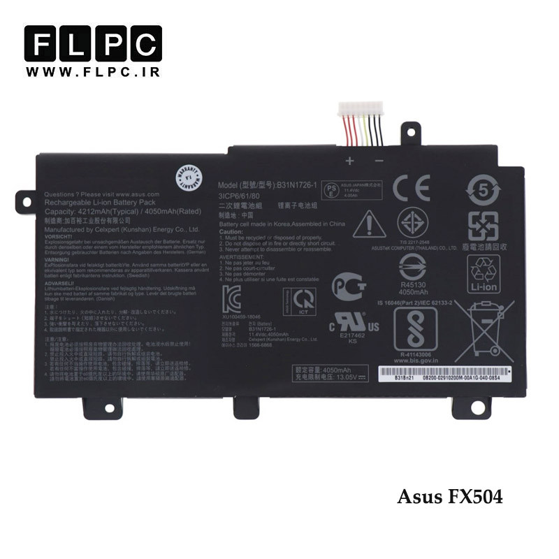باتری لپ تاپ ایسوس Asus FX504 _3900mAh برند Linus