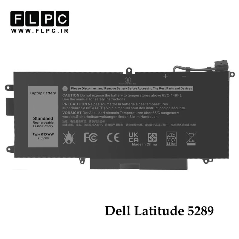 باتری لپ تاپ دل Dell Latitude 5289 _7800mAh برند GIMO Plus