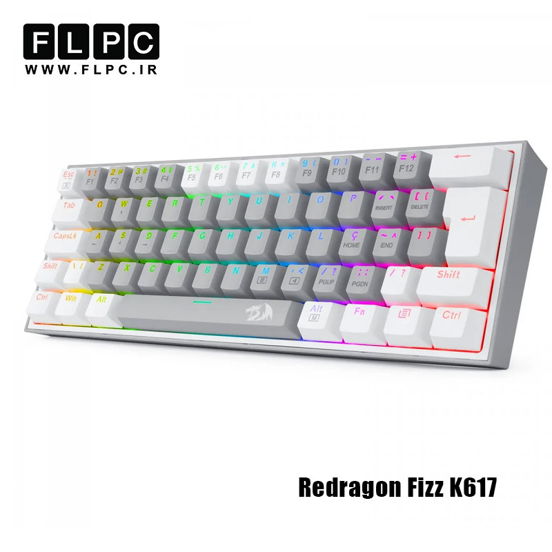 کیبورد مکانیکال گیمینگ ردراگون مدل Redragon K617 FIZZ