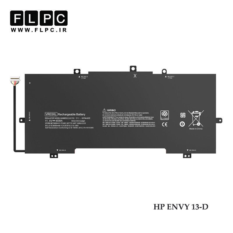 باتری لپ تاپ اچ پی HP Envy 13-D _2900mAh برند ONYX