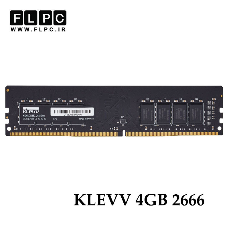 رم کامپیوتر 4 گیگ KLEVV DDR4-PC4 (2666)