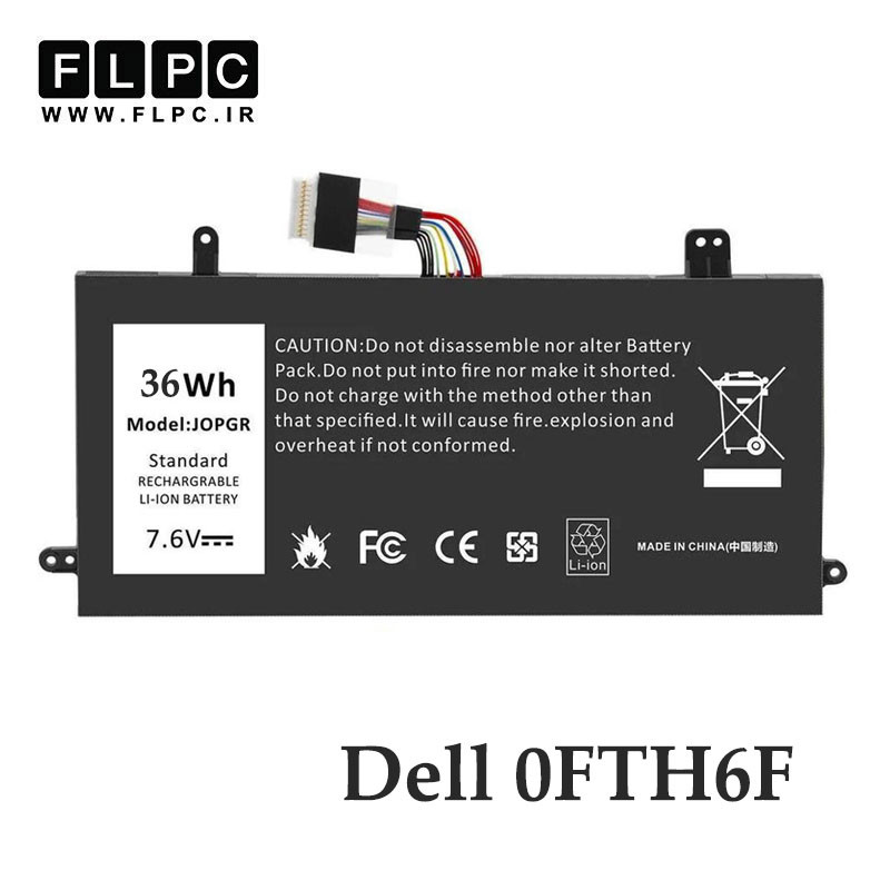 باتری لپ تاپ دل Dell 0FTH6F _4800mAh برند ONYX