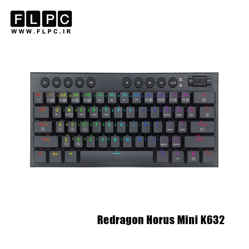 کیبورد گیمینگ ردراگون مدل Redragon Horus Mini K632