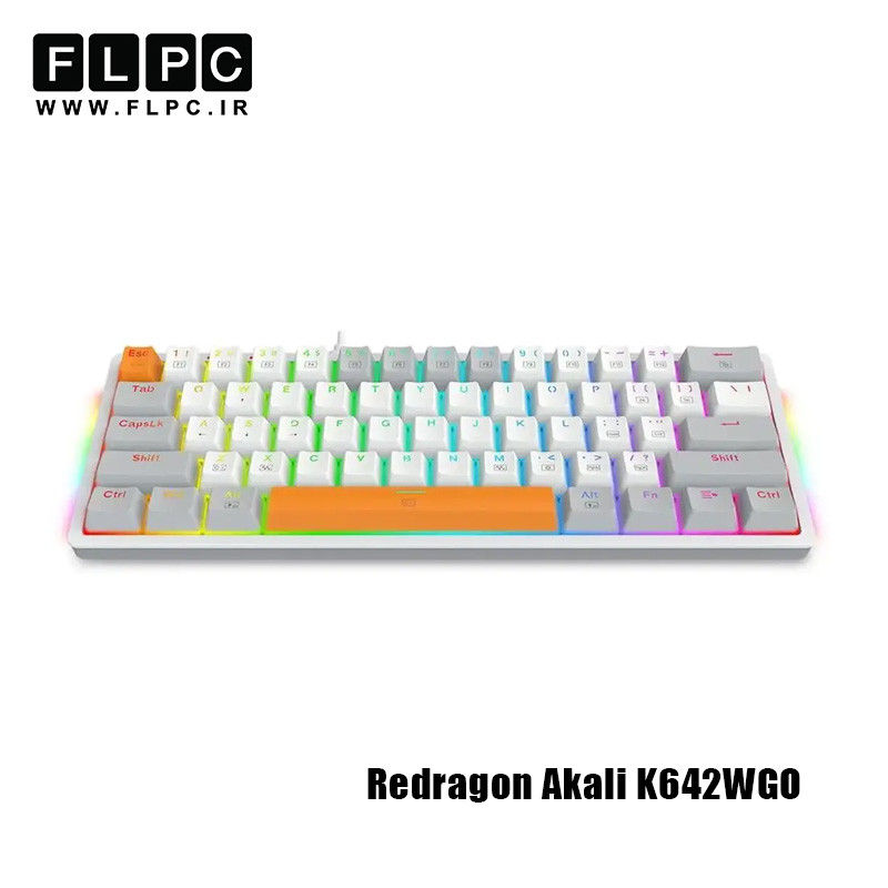 کیبورد گیمینگ ردراگون مدل Redragon AKALI K642 WGO-RGB