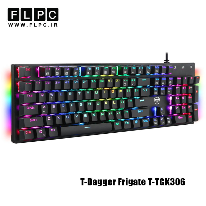 کیبورد گیمینگ تی دگرمدل T-Dagger FRIGATE T-TGK306-RGB