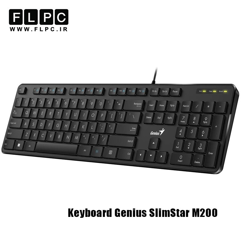 کیبورد اداری ، مدیریتی جنیوس مدل Genius SlimStar M200