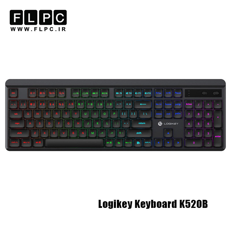 کیبورد باسیم/بی سیم گیمینگ لاجیکی مدل Logikey K520B