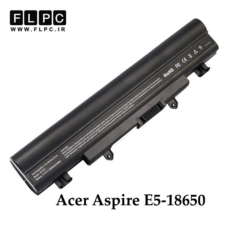باتری لپ تاپ ایسر Acer Aspire E5-18650 _4400mAh برند ONYX