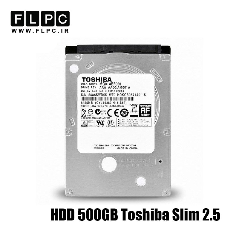 هارد HDD لپ تاپ 500 گیگابایت با 3 ماه گارانتی