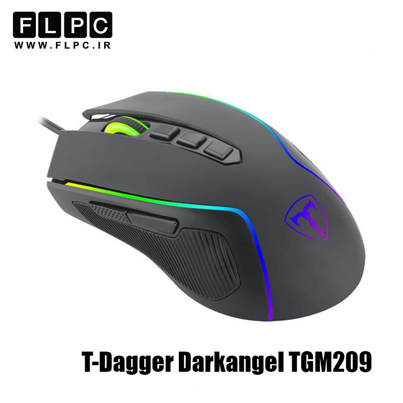 ماوس با سیم گیمینگ تی دگر مدل T-Dagger Darkangel TGM209