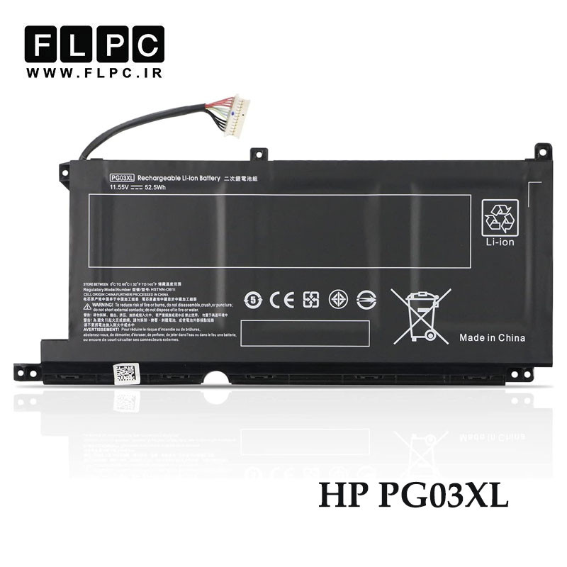 باتری لپ تاپ اچ پی HP PG03XL _4150mAh برند ONYX