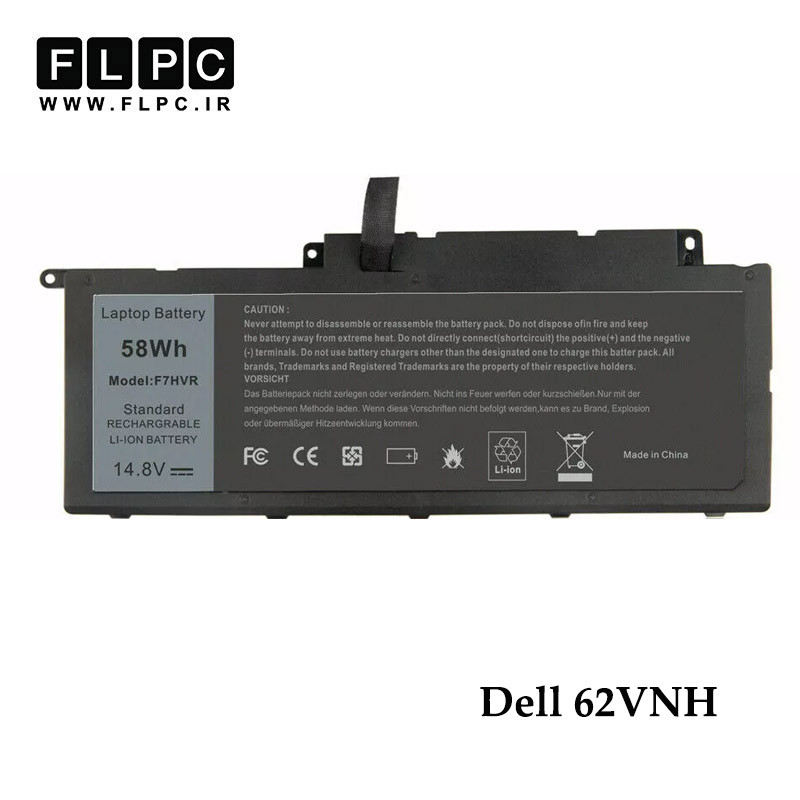 باتری لپ تاپ دل Dell 62VNH _3900mAh برند ONYX