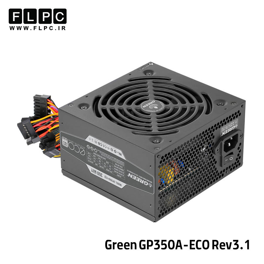 پاور کامپیوتر گرین مدل Green GP350A-ECO Rev3.1