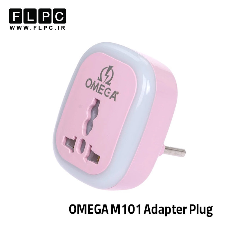 تبدیل برق 3 به 2 LED دار امگا Omega M101