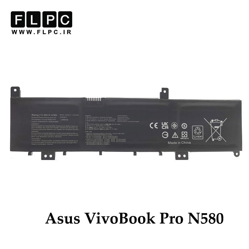 باتری لپ تاپ ایسوس Asus VivoBook Pro N580 _4000mAh اورجینال