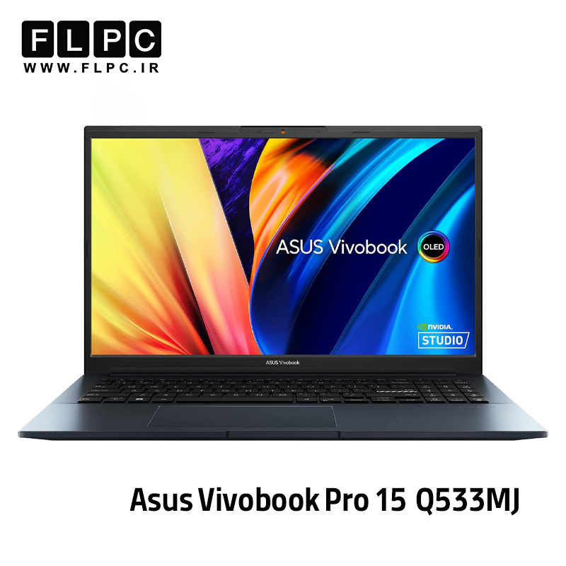لپ تاپ ایسوس مدل ASUS Vivobook Pro 15 OLED Q533MJ Core Ultra 7 155H 16GB RAM 1TB SSD 6GB RTX3050 15.6 FHD Laptop