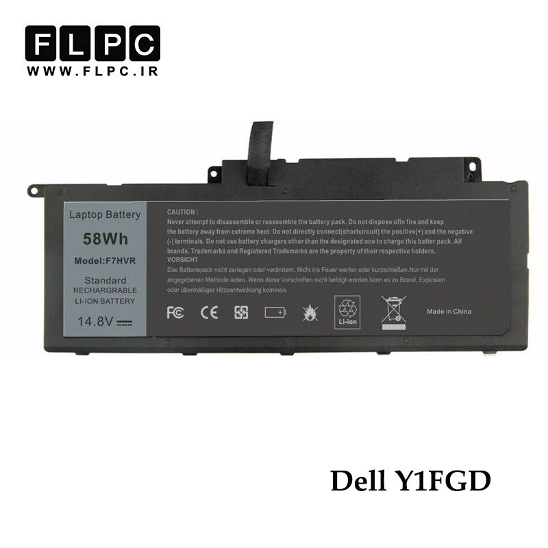 باتری لپ تاپ دل Dell Y1FGD _3900mAh برند MM