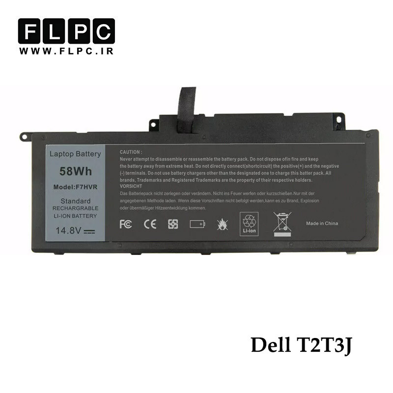 باتری لپ تاپ دل Dell T2T3J _3900mAh برند MM