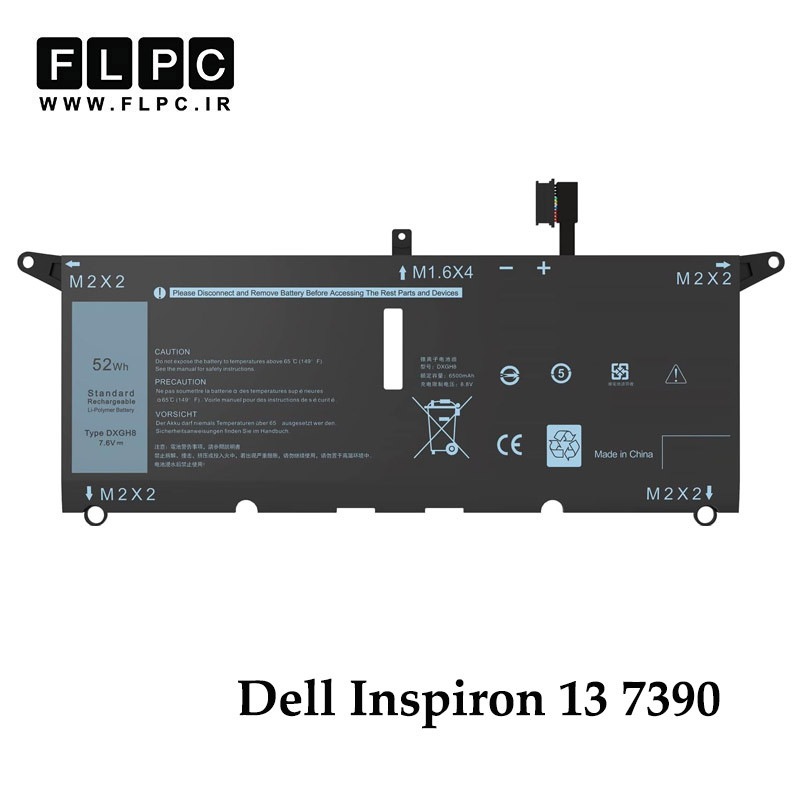 باتری لپ تاپ دل Dell Inspiron 13 7390 _5500mAh برند MM