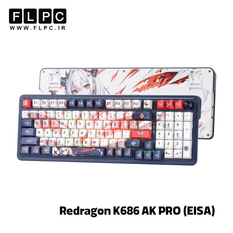 کیبورد گیمینگ ردراگون Redragon K686 AK PRO (EISA) بی سیم