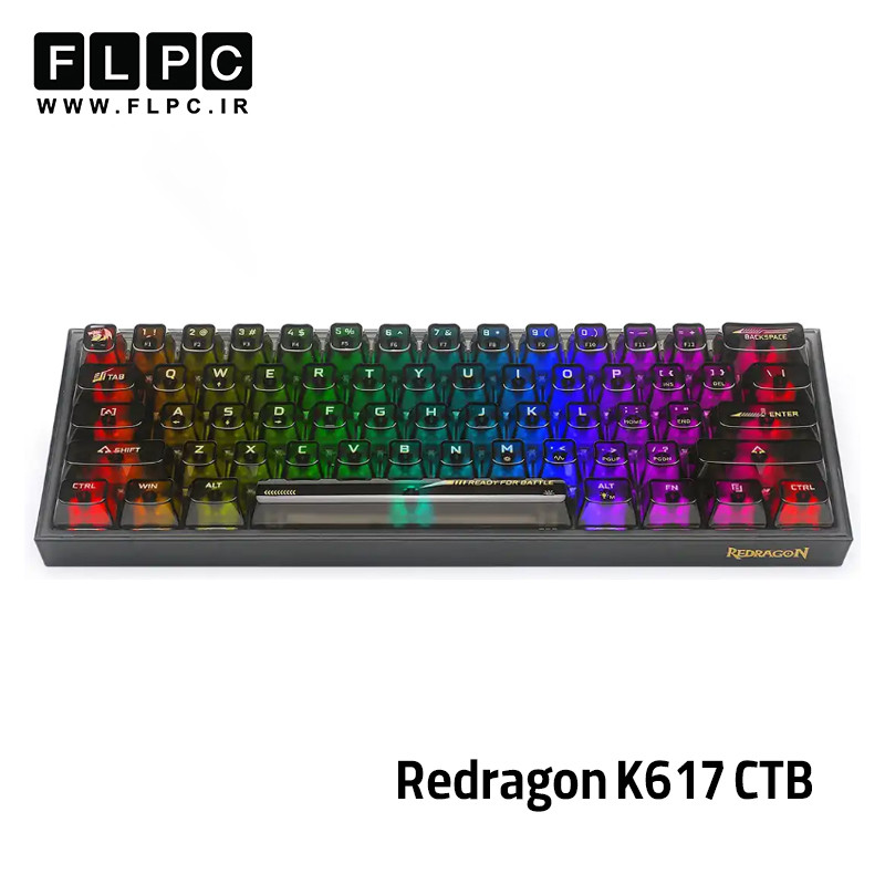 کیبورد گیمینگ ردراگون Redragon K617 CTB (FIZZ)