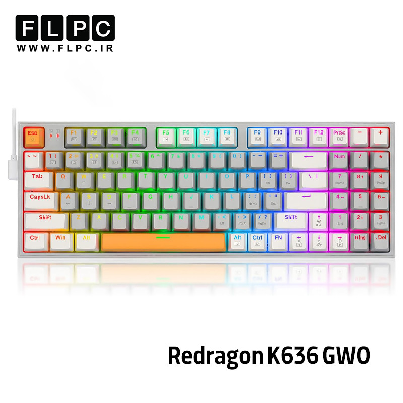 کیبورد گیمینگ ردراگون سوئیچ قرمزRedragon K636 GWO (KITAVA)