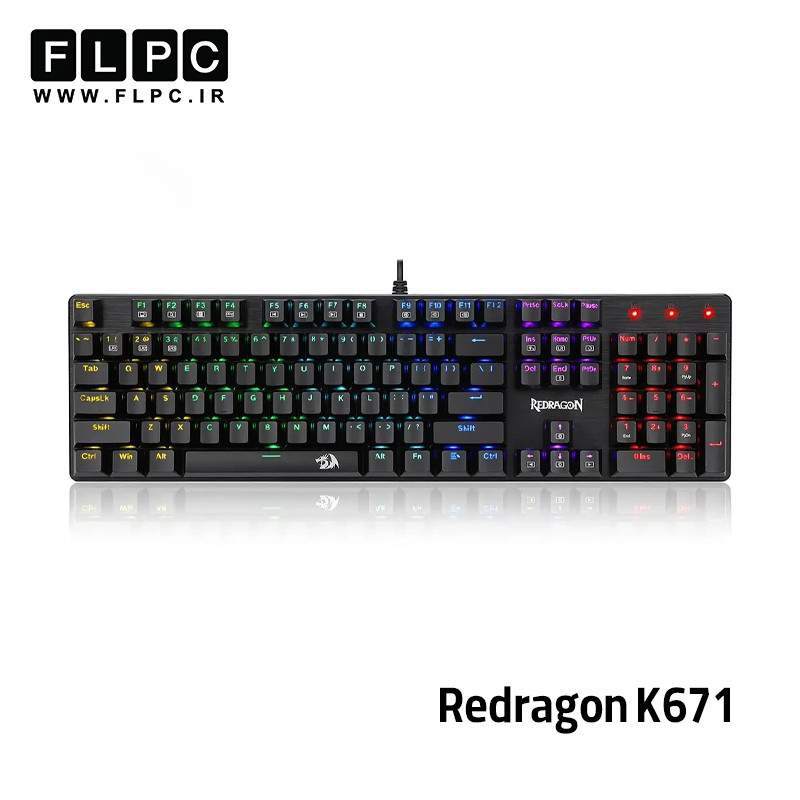 کیبورد گیمینگ ردراگون Redragon K671 (SINDRI)