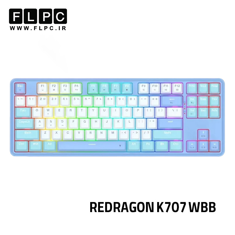 کیبورد گیمینگ ردراگون Redragon K707 WBB (STAR BIADE) سوئیچ سبزMint Mambo