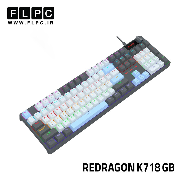 کیبورد گیمینگ ردراگون Redragon K718 GB-R (CAESURA)