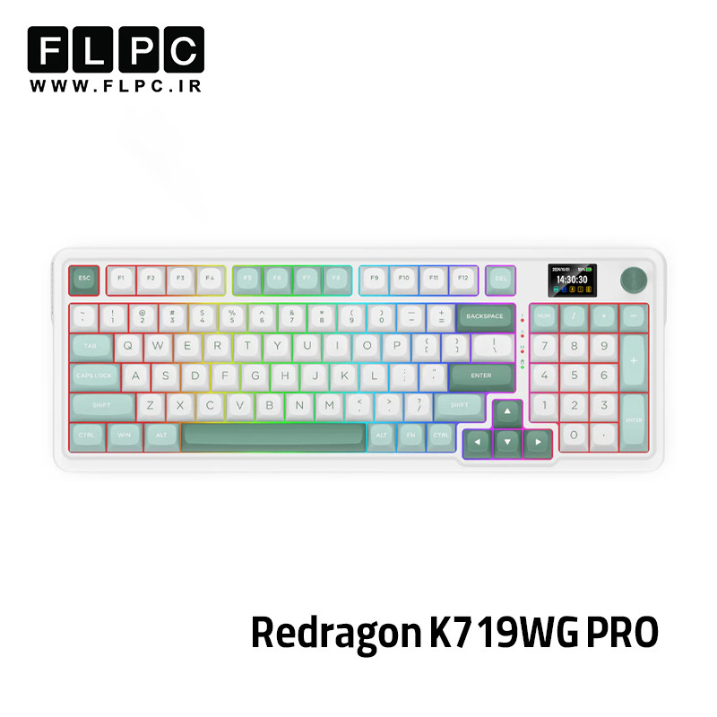 کیبورد بی سیم گیمینگ ردراگون Redragon K719 WG (GALATIN PRO)