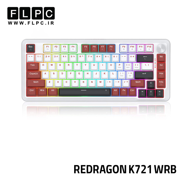 کیبورد گیمینگ ردراگون Redragon K721 WRB (STORM HUNTER)