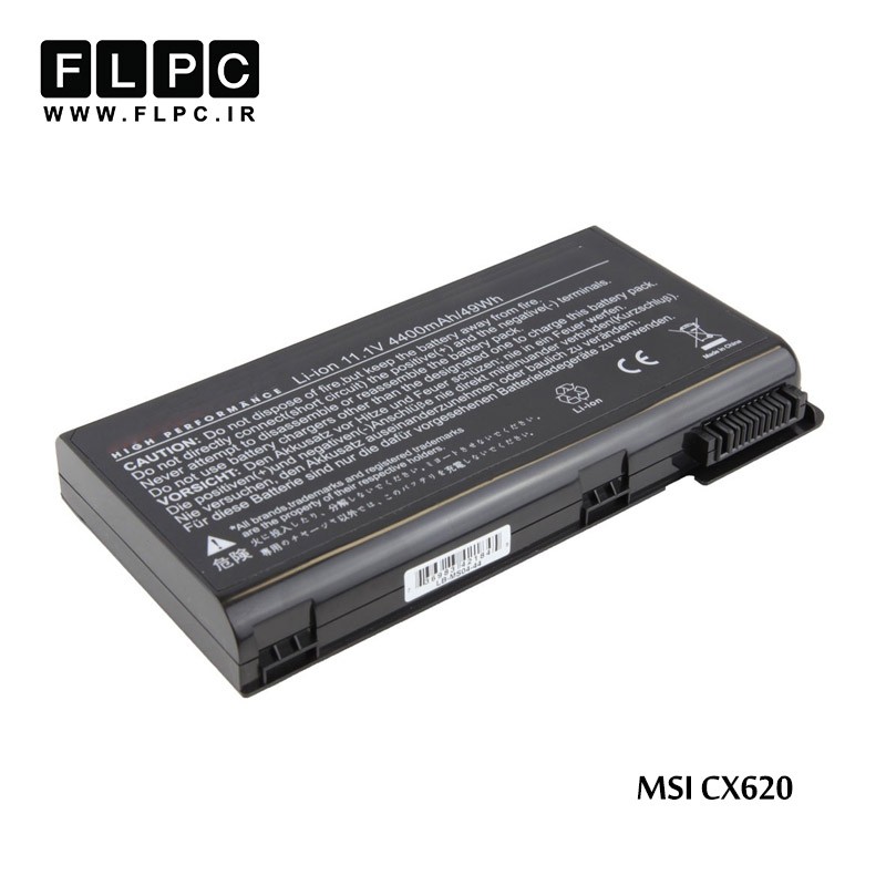 باتری لپ تاپ ام اس آی MSI CX620 _4400mAh برند GIMO Plus