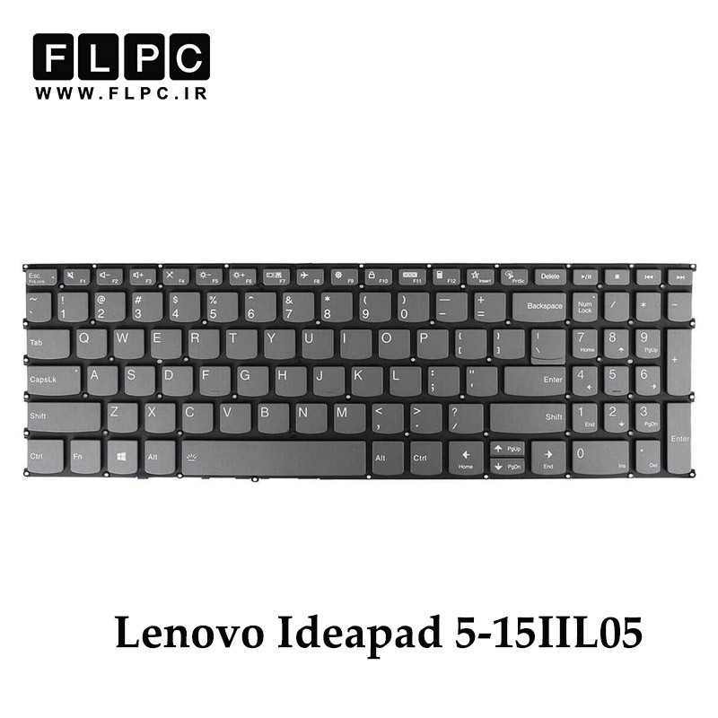 کیبورد لپ تاپ لنوو Lenovo Ideapad 5-15IIL05 اینترکوچک- بدون فریم