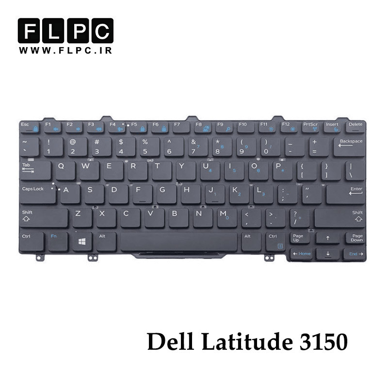 کیبورد لپ تاپ دل DELL Latitude 3150 مشکی- اینترکوچک- بدون فریم