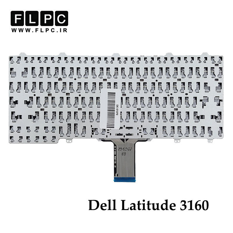 کیبورد لپ تاپ دل DELL Latitude 3160 مشکی- اینترکوچک- بدون فریم