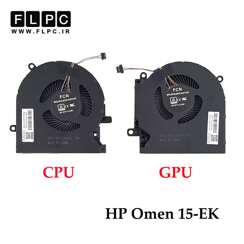 فن لپ تاپ اچ پی HP Omen 15-EK _5V چهارسیم