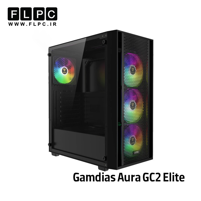کیس کامپیوتر Case Gamdias Aura GC2 Elite Black