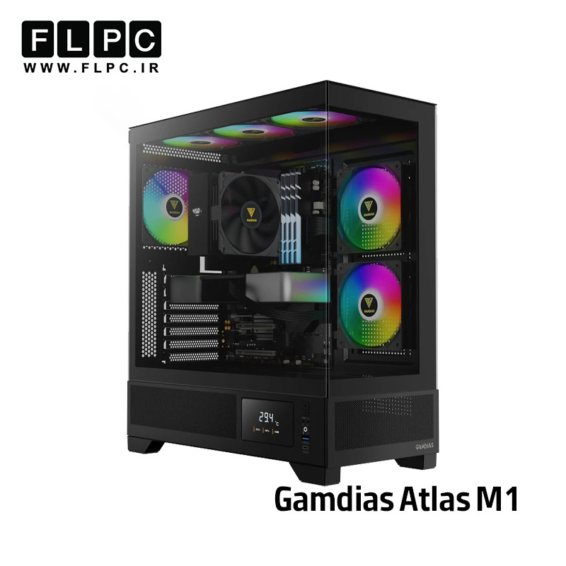 کیس کامپیوتر Case Gamdias Atlas M1 Black