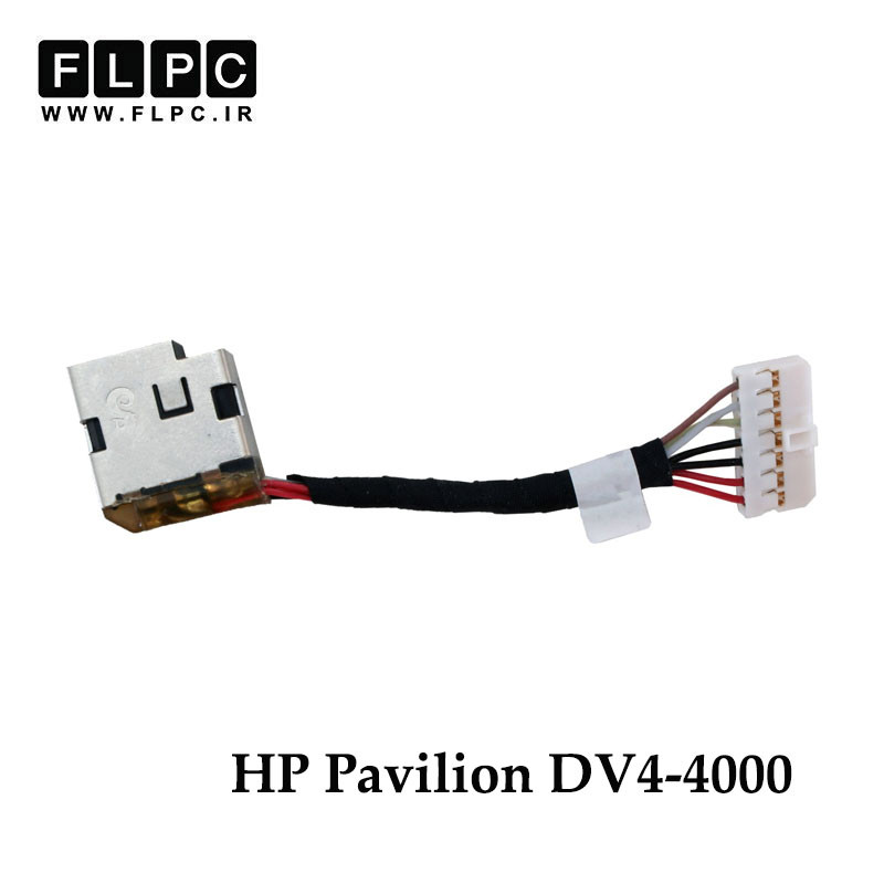 جک برق لپ تاپ اچ پی HP Pavilion DV4-4000 _FL131 با کابل