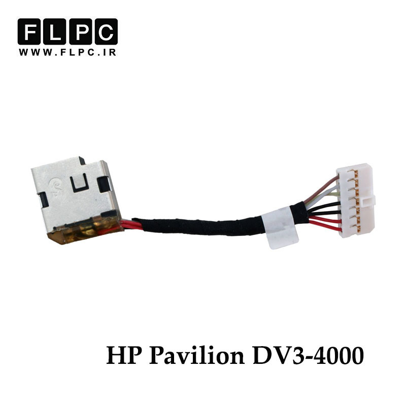 جک برق لپ تاپ اچ پی HP Pavilion DV3-4000 _FL131 با کابل