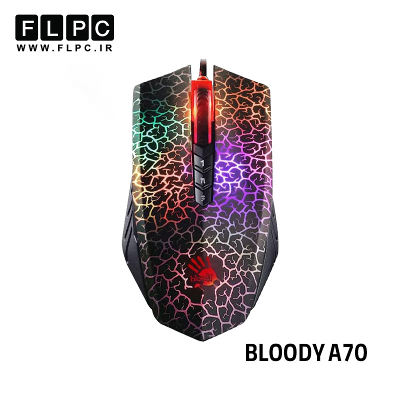 ماوس با سیم ای فورتک بلادی مدل A4TECH Bloody A70